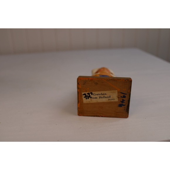 Vintage Holland Hand Painted Dutch Wood Mini Doll - Picture 4 of 4